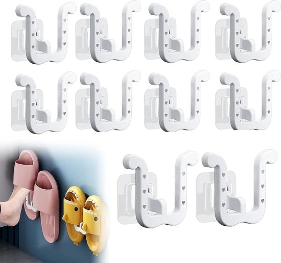 Sostegno Sottile per Slipper per Risparmio di Spazio - Organizzatore per Scarpe senza Foratura