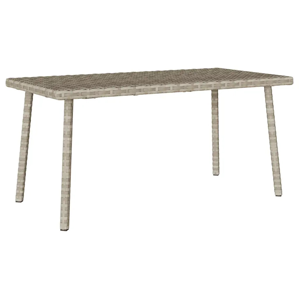 Tavolino da Giardino | Tavolino da esterno Rettangolare Grigio Chiaro 80x40x37 cm