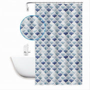 Trade Shop - Tenda Per Doccia Bagno Motivo Marocchino Quadrifoglio 240 X 200cm 12 Ganci 87598 -
