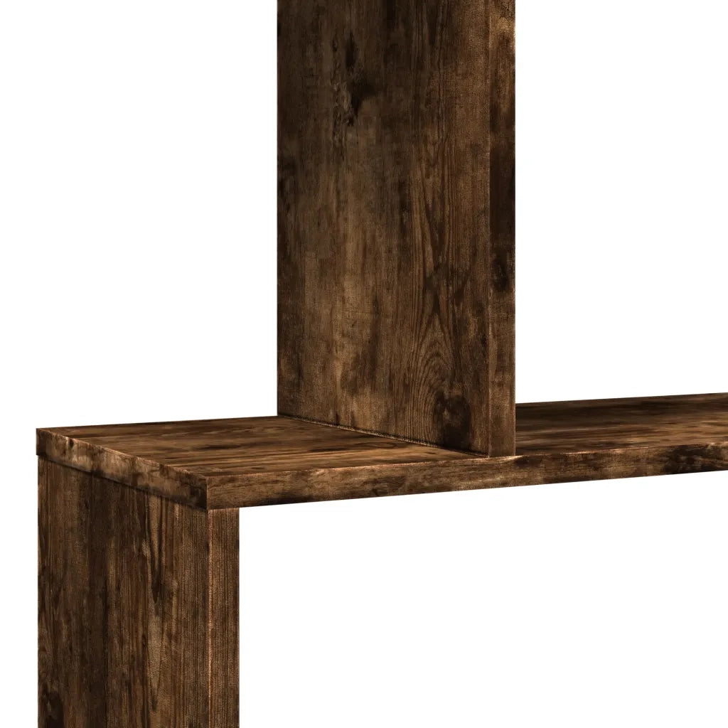 vidaXL Libreria 3 Ripiani Rovere Fumo 70x24x97 cm in Truciolato