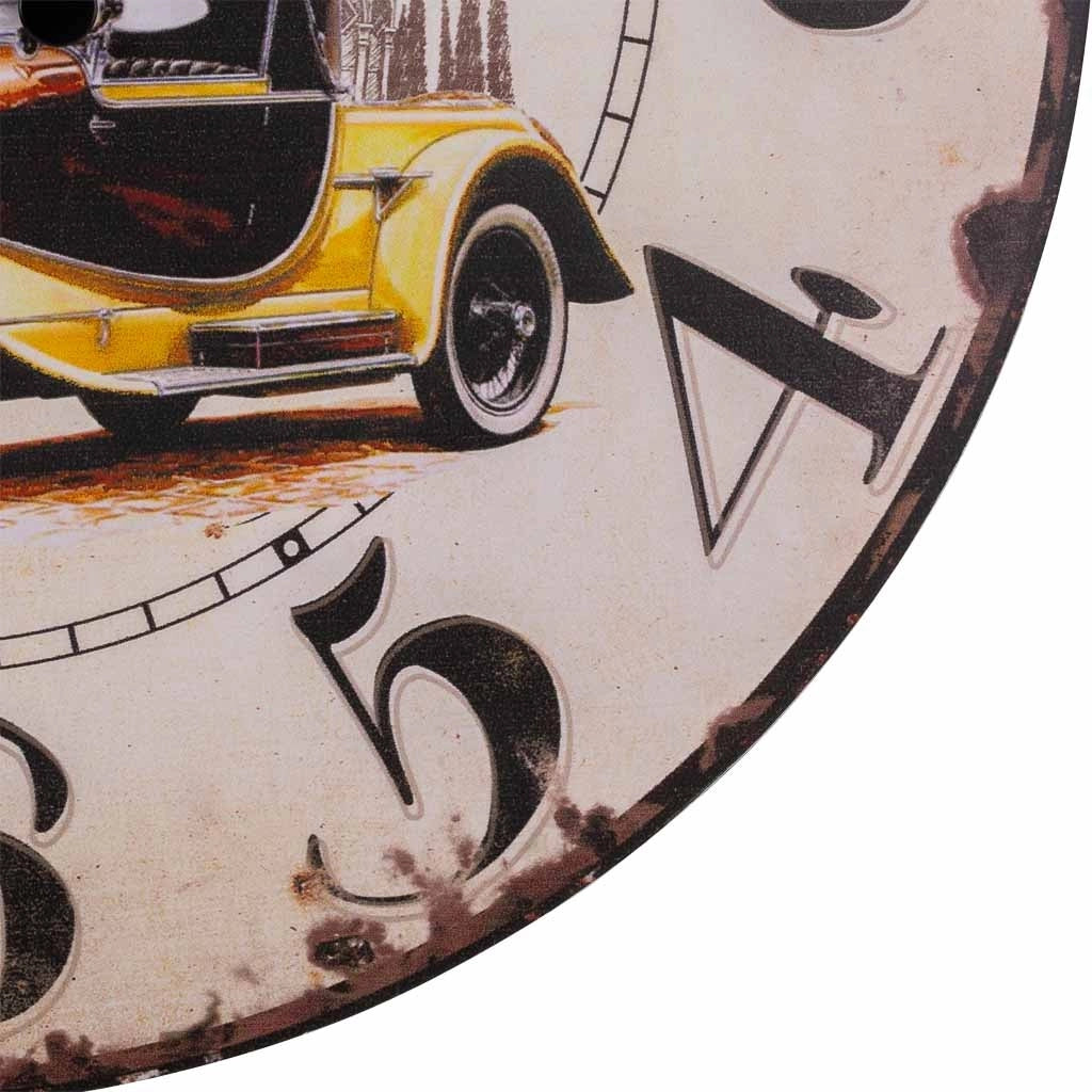 Orologio da parete in legno bianco d34x2h