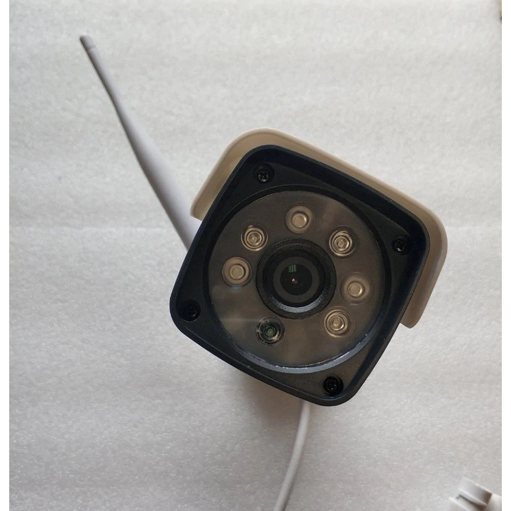 Trade Shop - Telecamera Di Rete Ip Wireless Panoramica Da Esterno Compatibile Con Nvr Q-sx001 -