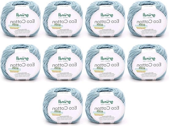 Coton Ecologico Blu Tessuto Biologico Oeko-Tex Certificato 50g - 105m