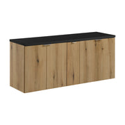 Set mobili bagno 140 cm con piano Nova Oak 140 x 1401 x 40 cm