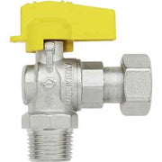 RUBINETTO A SQUADRA PER GAS MASCHIO/DADO GIREV. 1/2 x 1/2 - F.I.V.