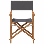 Sedia da Giardino | Sedia da pranzo Grigio 56 x 54 x 87 cm Legno di teak solido