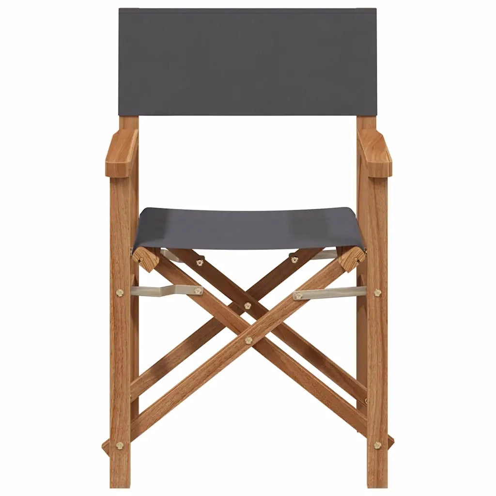 Sedia da Giardino | Sedia da pranzo Grigio 56 x 54 x 87 cm Legno di teak solido