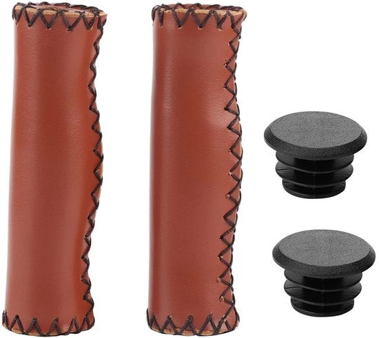 Manubri per bicicletta in PU - Pugnetto morbido - Adatto a manubri da 22 mm - Facile da installare - Eccellente durata e comfort - Manubri per bicicletta