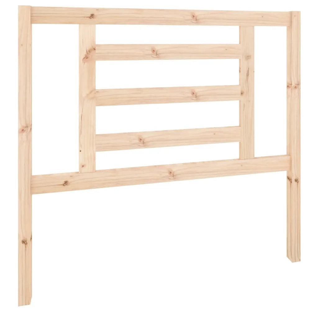 Testiera per Letto 106x4x100 cm in Legno Massello di Pino