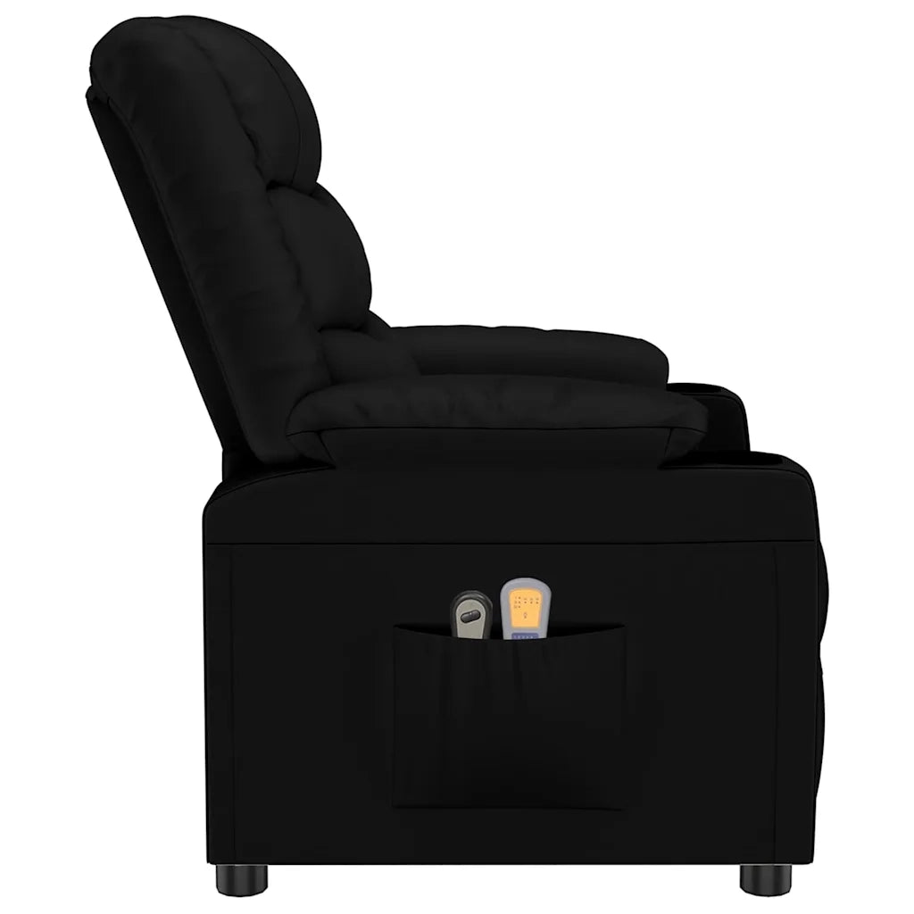 Poltrona Massaggiante Elettrica Nera in Similpelle cod mxl 31865