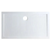 Azzurra ceramica piatto doccia 70x100xh6,5cm bianco lucido design anti-scivolo | Ferdy