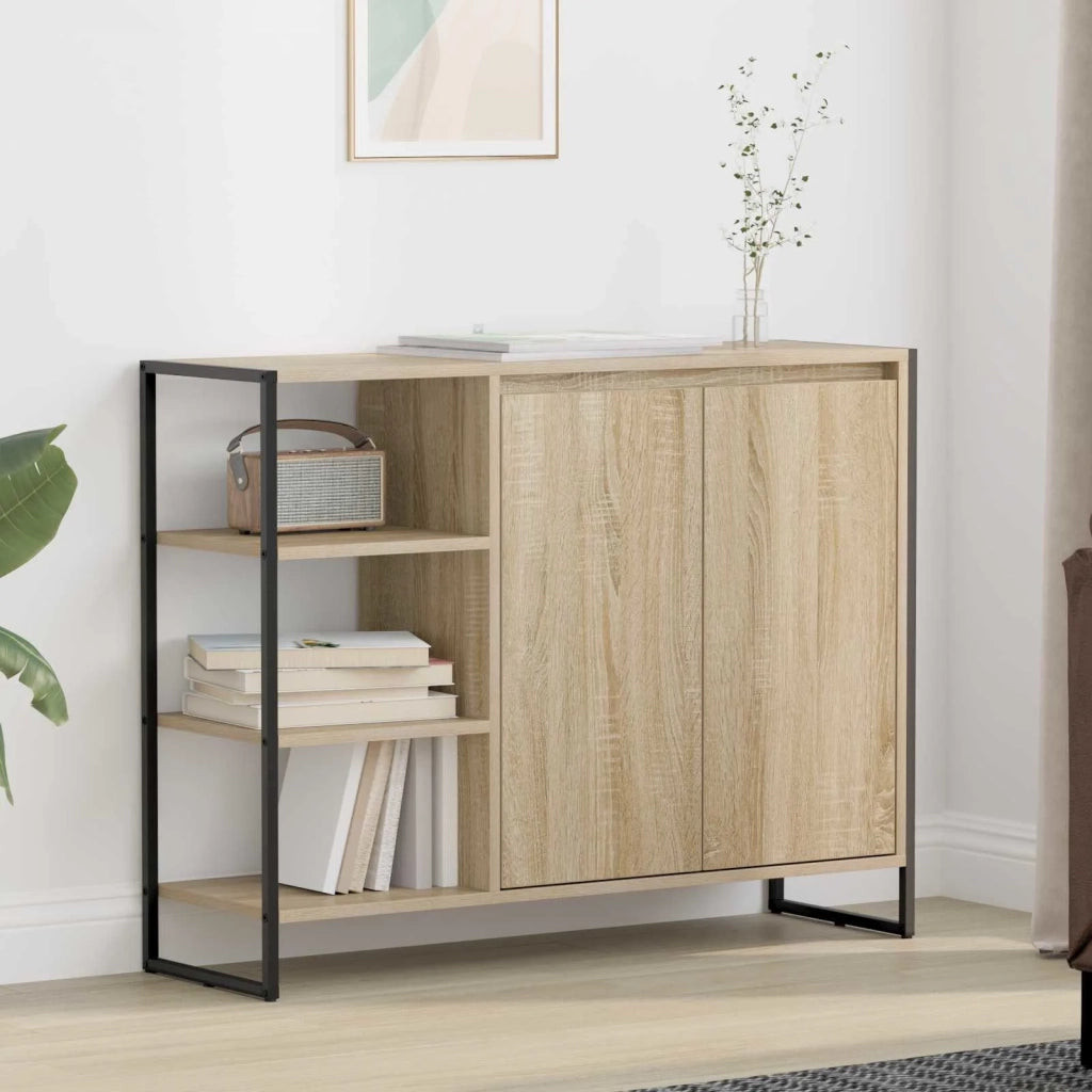 Mobile laterale Sonoma 96.5 x 30 x 75 cm Legno multistrato 886613