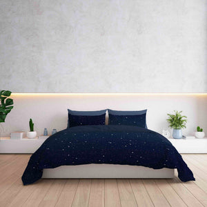 Copripiumino Matrimoniale con Federe Stampato Stars