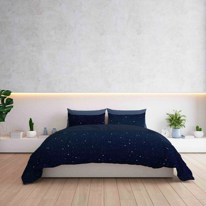 Copripiumino Matrimoniale con Federe Stampato Stars