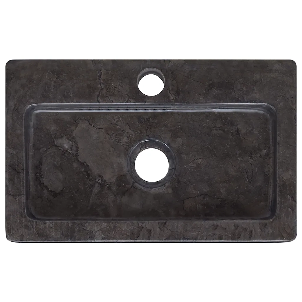 Lavello a Parete Nero 38x24x6,5 cm in Marmo CFW9969330