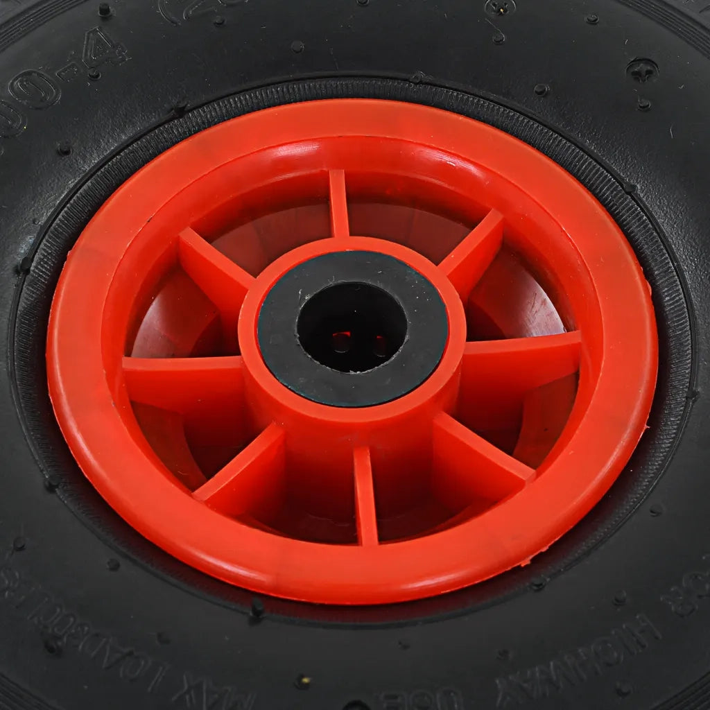 Ruote Carrello a Mano 2 pz Gomma 3.00-4 (245x82) 142969