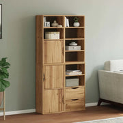 Armadietti Laterali 4 pz ODDA 40x24x79 cm Legno Massello Pino 3365352