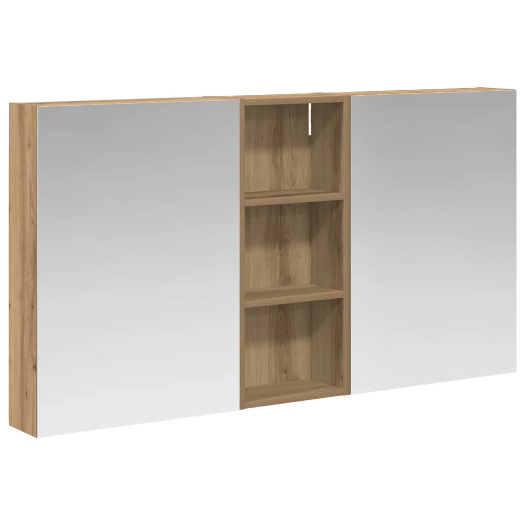 Set di Armadi da Bagno con lo scaffale 3 pcs 130 x 14,5 x 70 cm 3403767