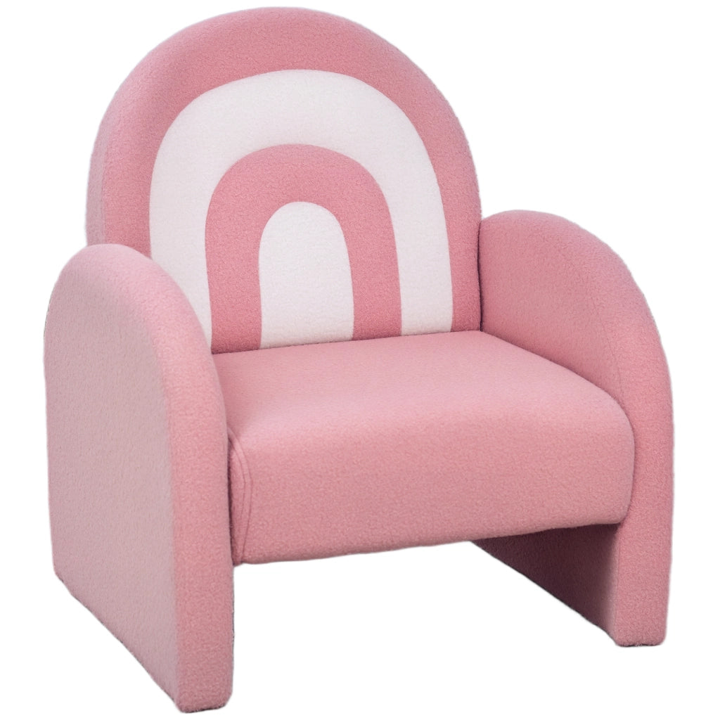 Divanetto Bambini Arcobaleno ¨C Zephmum ¨C 45x41x52 cm Rosa