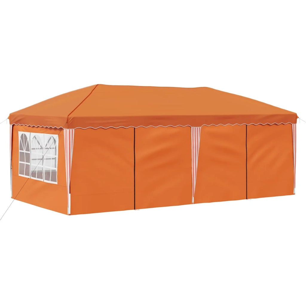 Tenda per feste a pop-up-Gazebo 575 x 288 x 245 cm Arancione