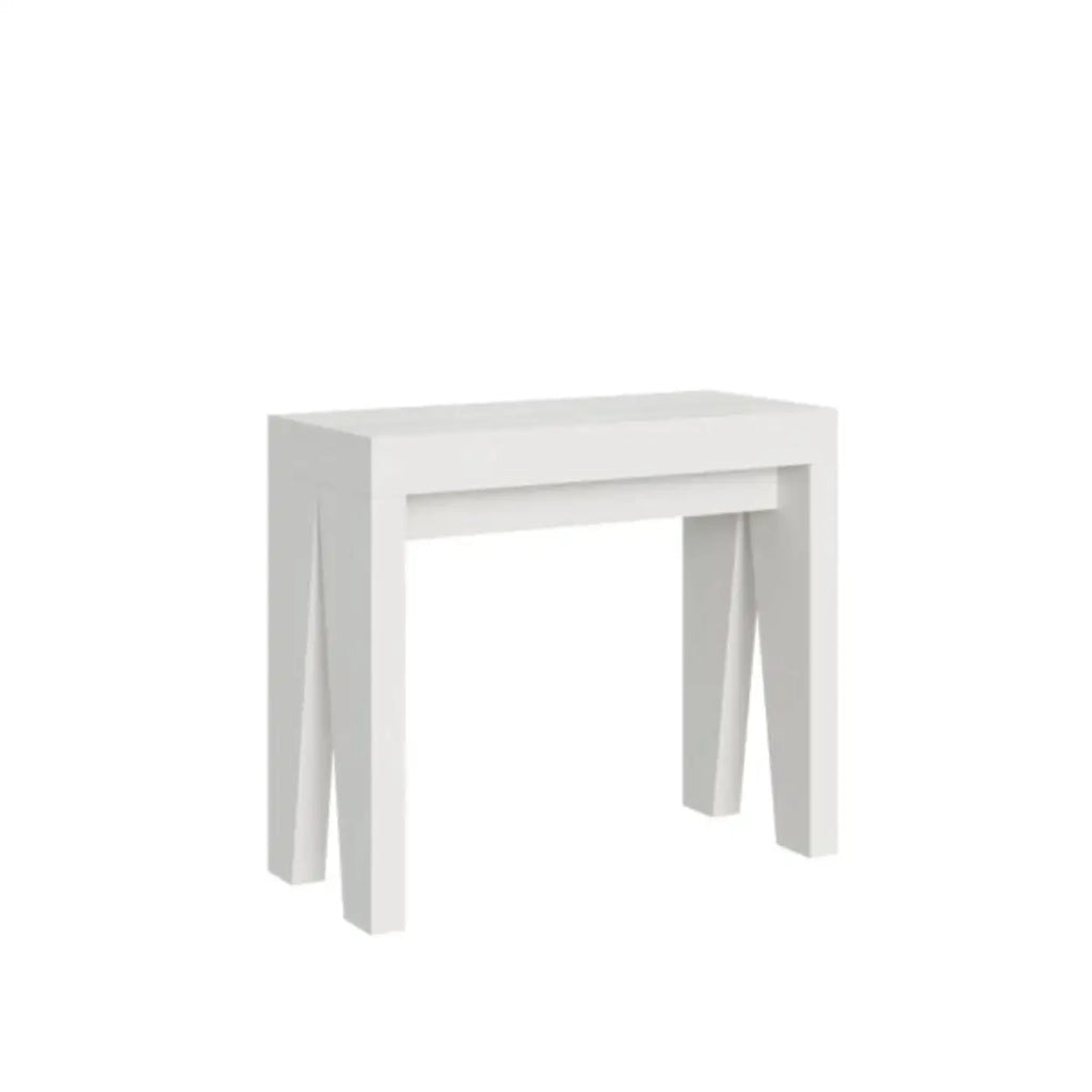 D297:D320Consolle allungabile 90x40/300 cm Naxy bianco frassino