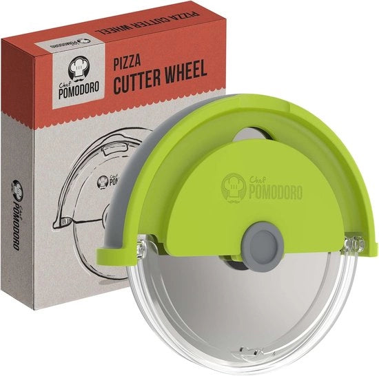 Snipper per Pizza - Macchina per Snidere in Acciaio Inox con Cappotto di Protezione e Facile da Pulire - 10 cm Lama Super Affilata per Accessori da Cucina