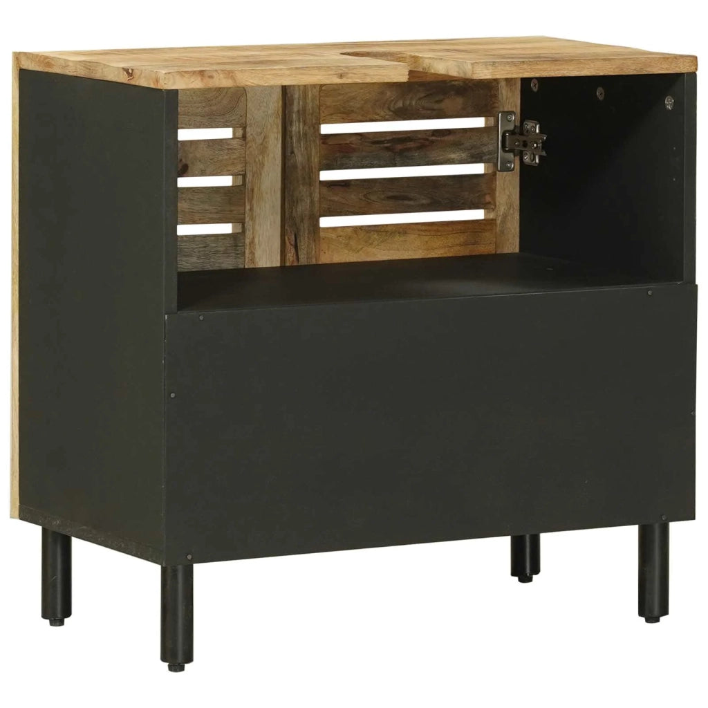 Armadio sottolavello con porta Marrone e Nero 62 x 33 x 58 cm 4018863