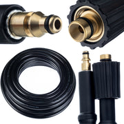 Tubo Alta Pressione 15m – Click Connect, Nylon, PVC | Max 200 Bar, 60°C