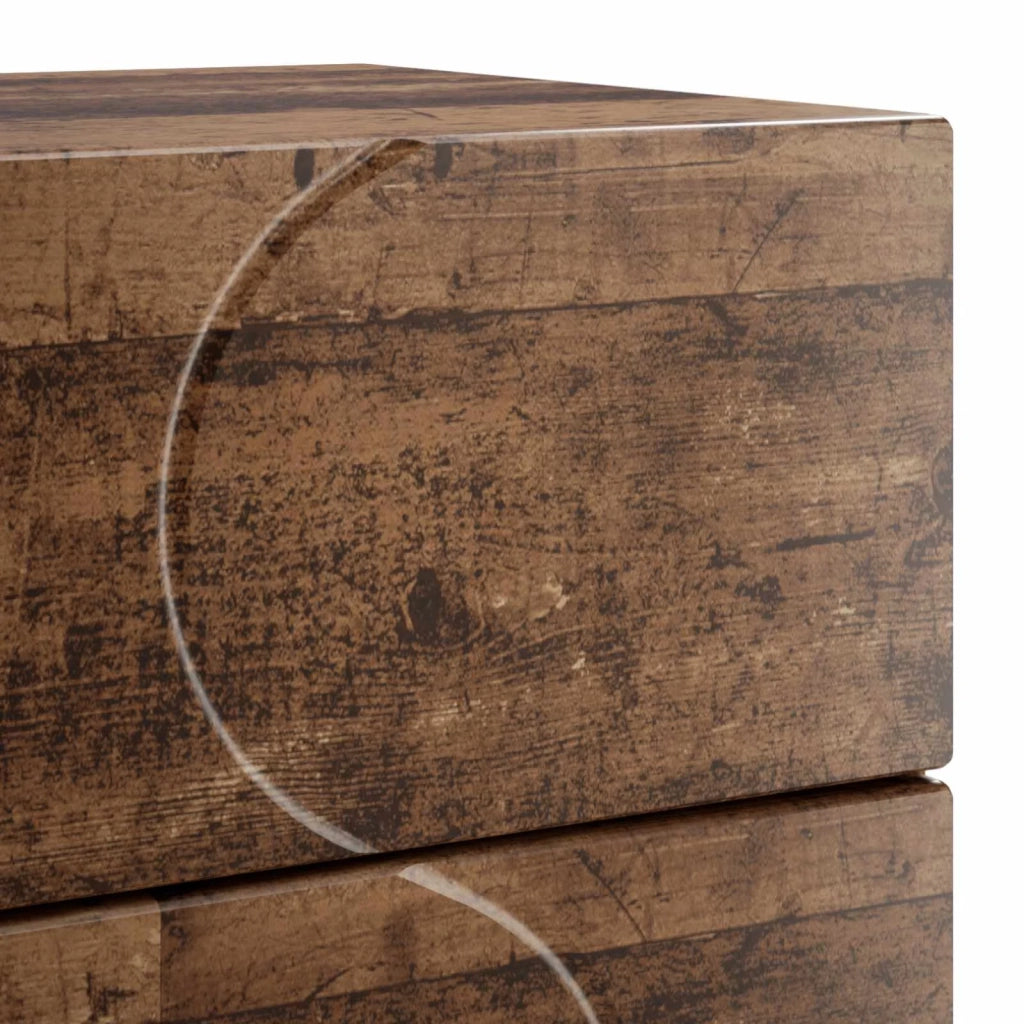 Armadio da Notte Legno antico 33,5 x 34,5 x 60 cm 8011437