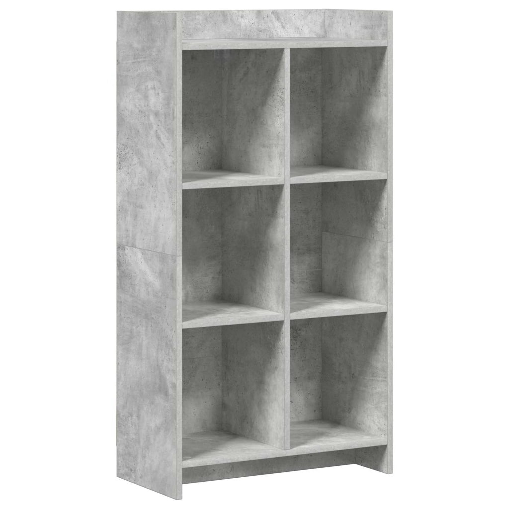 Libreria Grigio Concretè 59 x 30 x 111 cm Legno ingegnerizzato 8011286