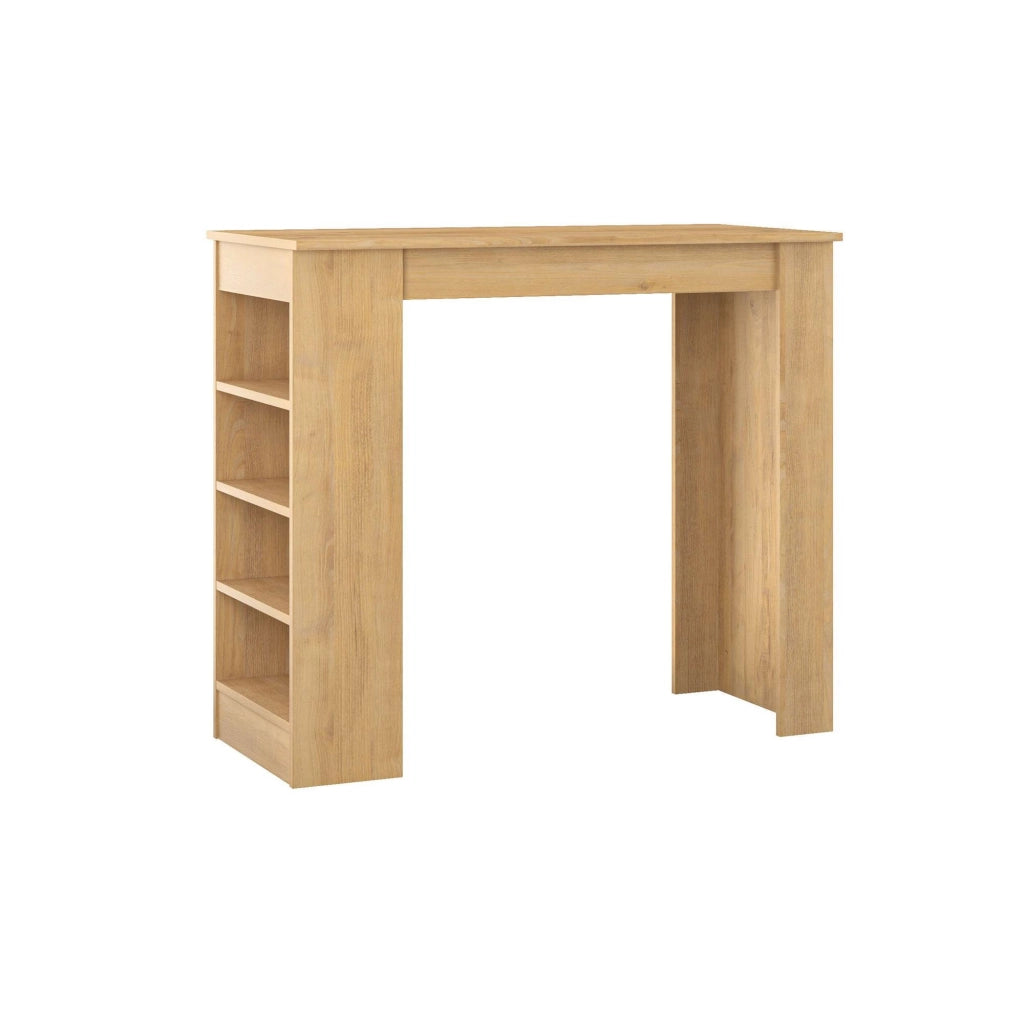 Tavolo bar in legno "Swallow" 117 x 54 x 101,8 cm - Rovere zaffiro