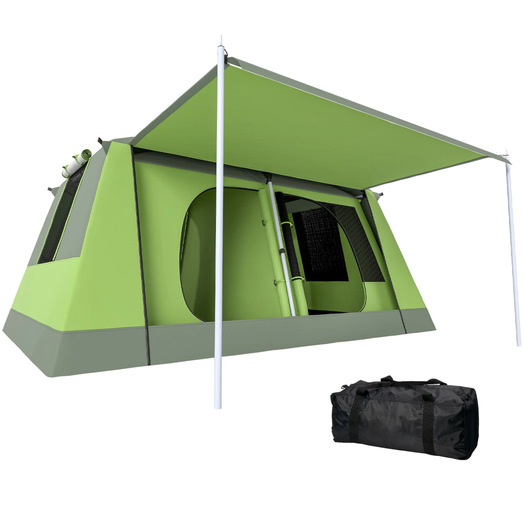 Tenda da campeggio per 4 persone ¨C zephmum ¨C tunnel, impermeabile, con finestra