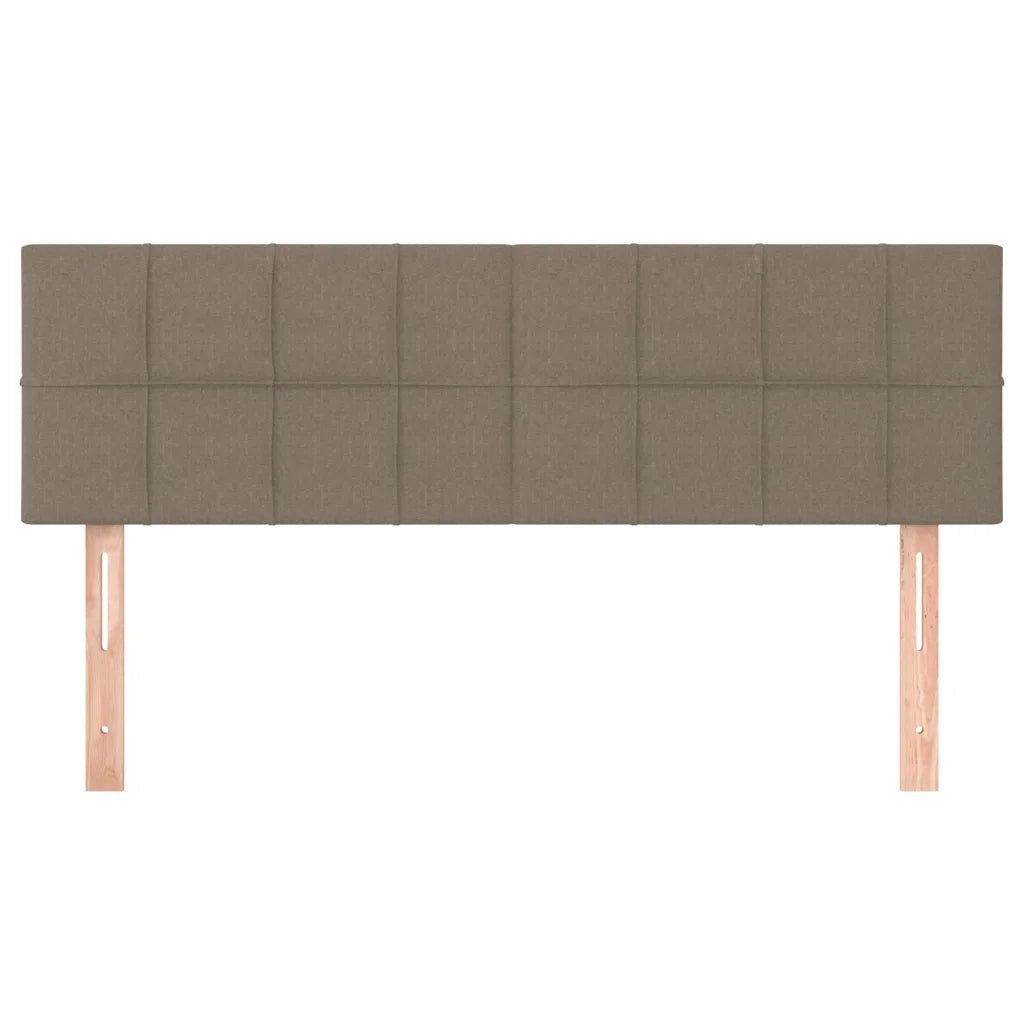 Testiere 2 pz Tortora 72x5x78/88 cm in Tessuto