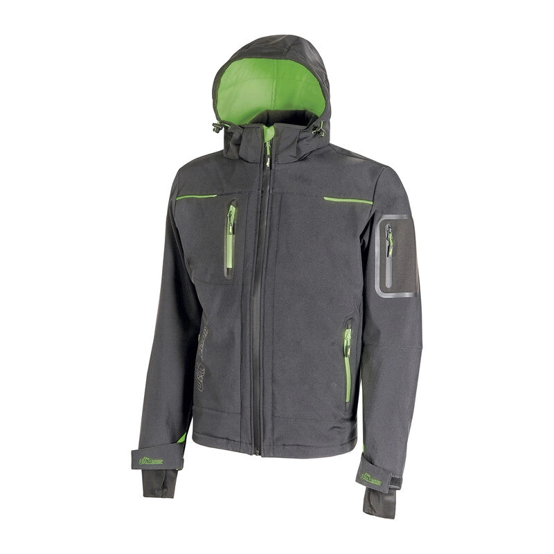 U-POWER GIACCONE SPACE GRIGIO-VERDE TG.   L- 1,0 pz