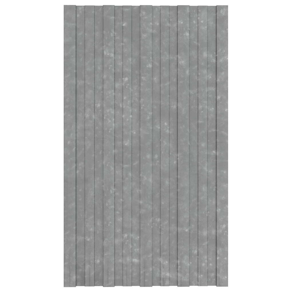 Pannello per tetto 12 pcs Argento 80 x 45 cm Acciaio zincato