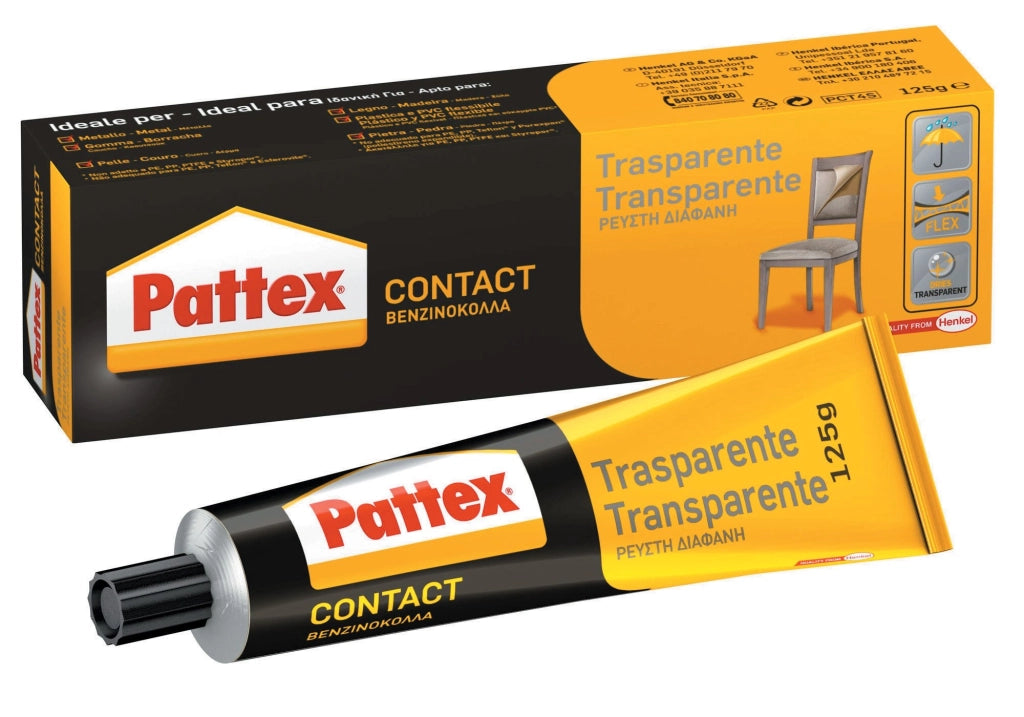 Pattex Contact Trasparente 50 g 12 Pezzi