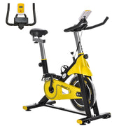 Ciclismo Trainer Bicicletta da Interno ¨C zephmum ¨C Giallo Nero Grigio 45.5x100x101-113 cm