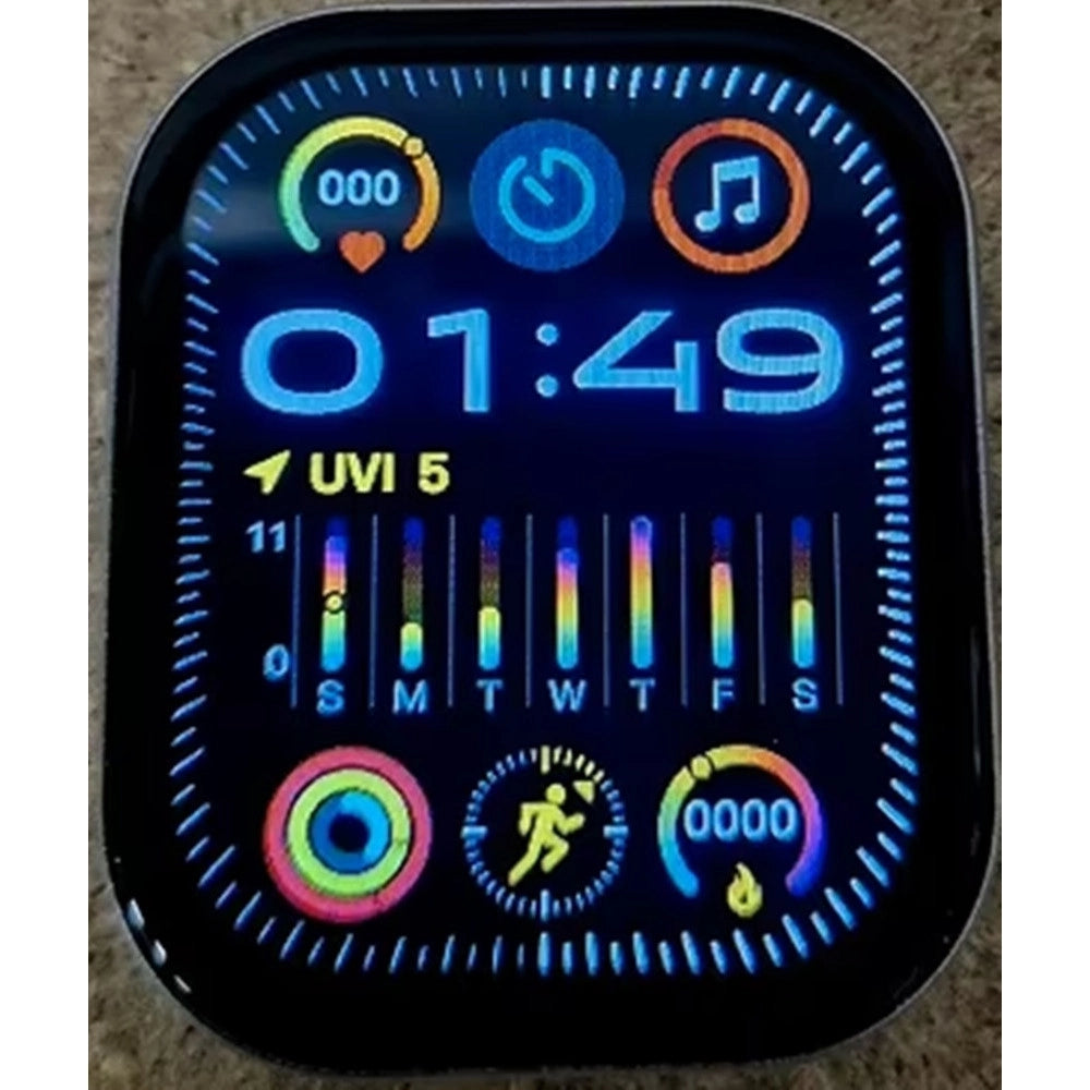 Trade Shop - Smartwatch V6 Orologio Intelligente Display A Colori Full Touch 3 Cinturini Intercambiabili -