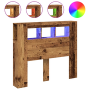 Testiera | Testata LED Legno Antico 120x18,5x103,5 cm Legno Multistrato