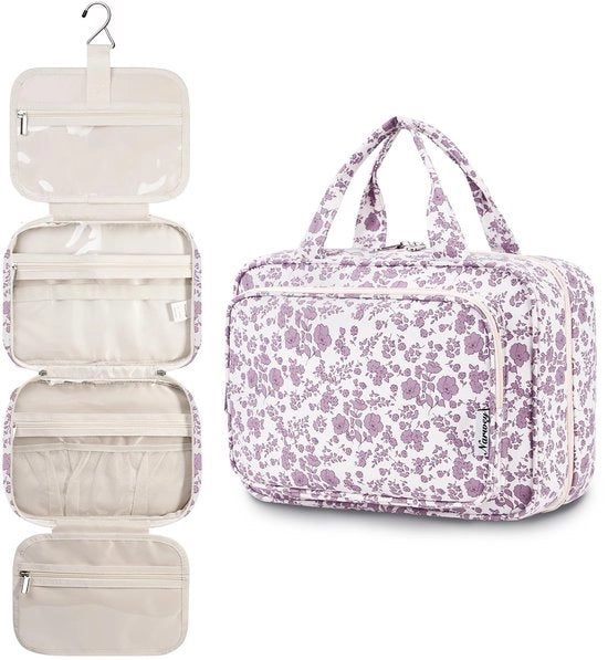 Organizzatore per Borse da Bagno Grande per Donne Cosmetico con Tasca per Articoli da Trucco