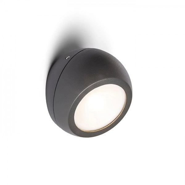 Lampada SIV applique / plafoniera grigio antracite  230V LED 6W 120° IP54  3000K