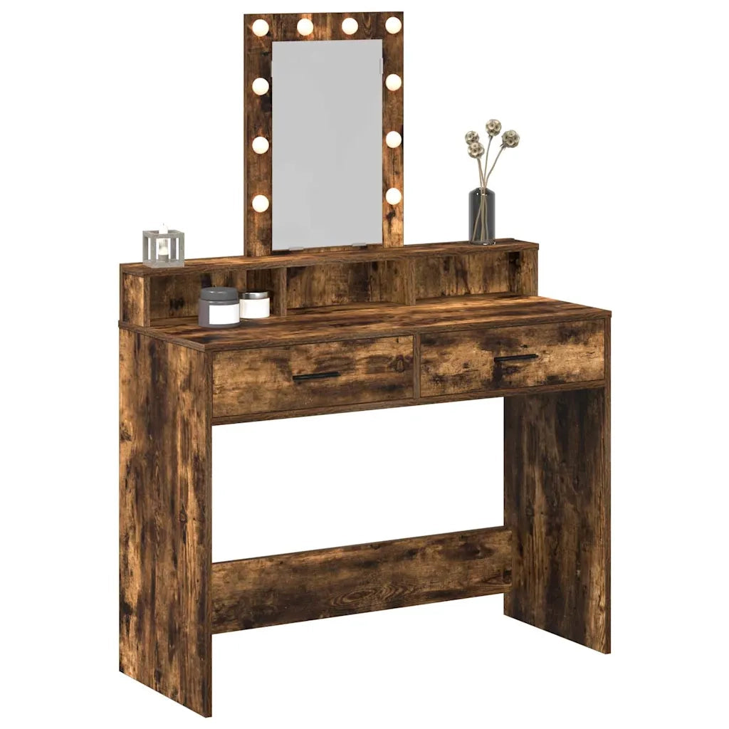 Tavolo da Trucco Marrone 100 x 41 x 140 cm Legno multistrato 865176