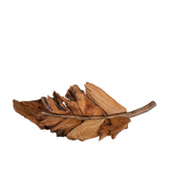 Foglia Decorativa Orizzontale 48 cm in Legno