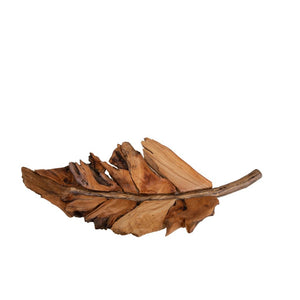 Foglia Decorativa Orizzontale 48 cm in Legno