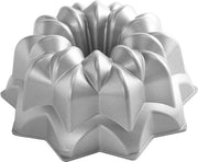 Pasta di torta vintage - Alluminio - Argento - 254 x 254 x 127 mm - 1 pezzo Muffin