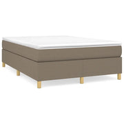 Letto matrimoniale | Letto per adulti | Struttura Letto a Rete a Molle Tortora 140x190 cm in Tessuto