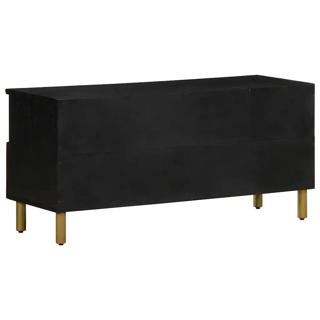Mobile Porta TV Nero 100x33x46 cm in Legno Multistrato 4017666