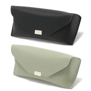 Porta occhiali in pelle - Custodia occhiali da sole - Portatile e multifunzionale - Verde - Custodia per occhiali da sole e piccoli oggetti