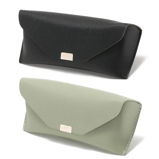 Porta occhiali in pelle - Custodia occhiali da sole - Portatile e multifunzionale - Verde - Custodia per occhiali da sole e piccoli oggetti