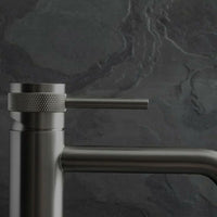 Rubinetto Da Lavabo Rea Lungo Grip Gun Grey Low